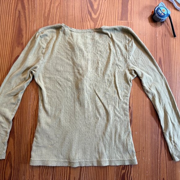 Doen Paola Tee Bay Leaf Size Medium - Picture 3 of 7